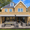 Two Weinor Cassita II LED Awning Recovers in East Molesey, Surrey….